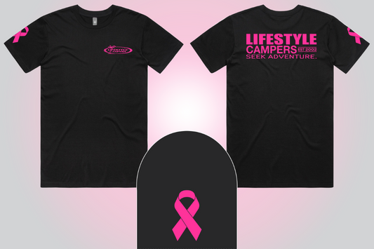 Official Breast Cancer Awareness T-Shirt - Design 1 - Black